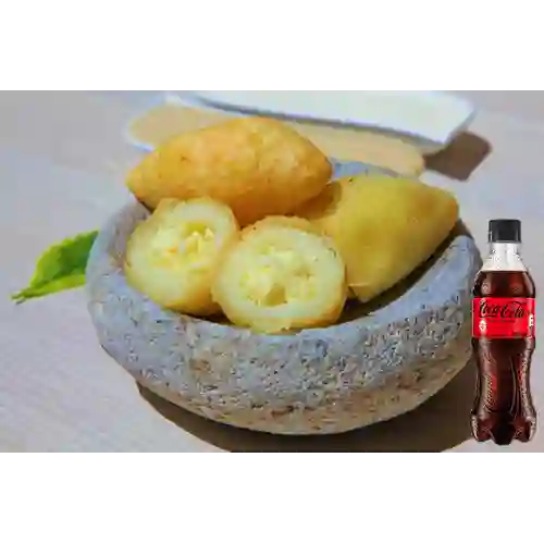 Combo Carimañolitas Queso X3 +Cocacola S/az 400ml