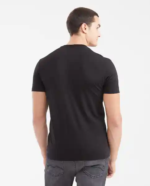 Camiseta Fine Clothing Negro Sombrio Ultraoscuro XXL Chevignon