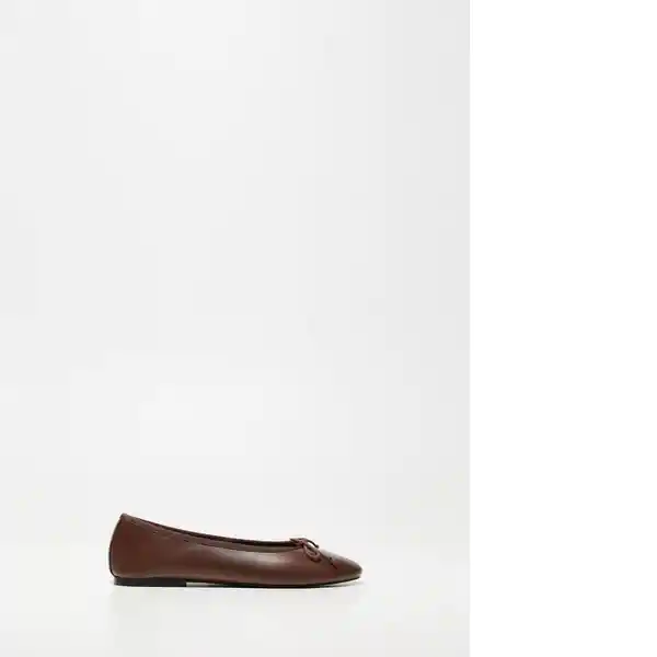 Zapato Paso Chocolate Talla 42 Mujer Mango