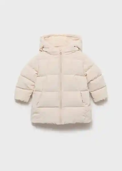 Chaqueta Anorak Julie Crudo Talla 71 Niña Mango