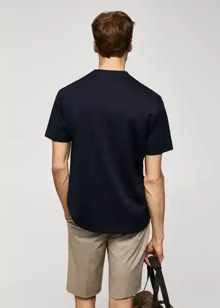 Camiseta Bellow Navy Talla XXL Hombre Mango