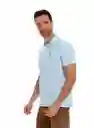 Camiseta Polo Azul Clte