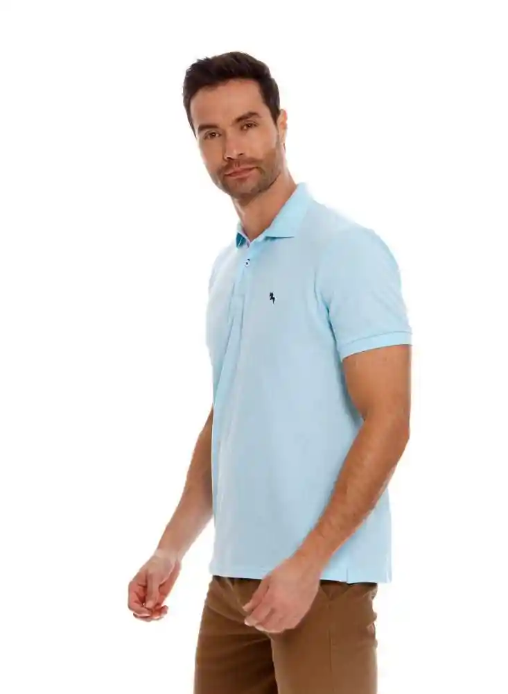 Camiseta Polo Azul Clte
