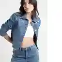 Chaqueta Maia Mujer Azul Indigo Medio Talla S 423E308 Naf Naf