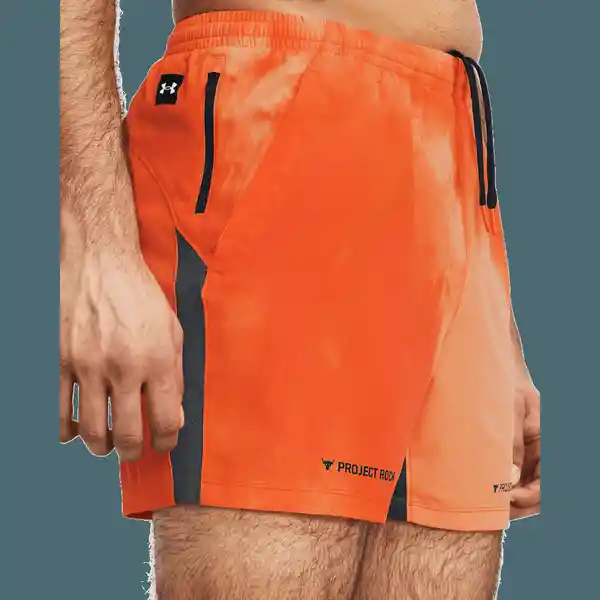 Under Armour Short Pjt Rock Ultimate 5 St Hombre Naranja XL