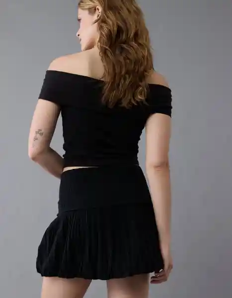 Falda Mujer Negro Talla Medium 5233001 American Eagle