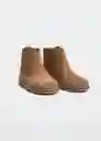 Botin Ireneb Camel Talla 19 Niñas Mango