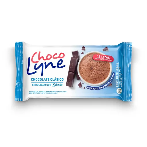 Choco Lyne Chocolate de Mesa Clásico Endulzado con Splenda
