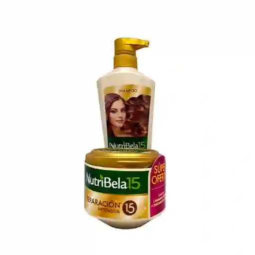 Nutribela Kit Shampoo + Tratamiento Reparación Intensiva