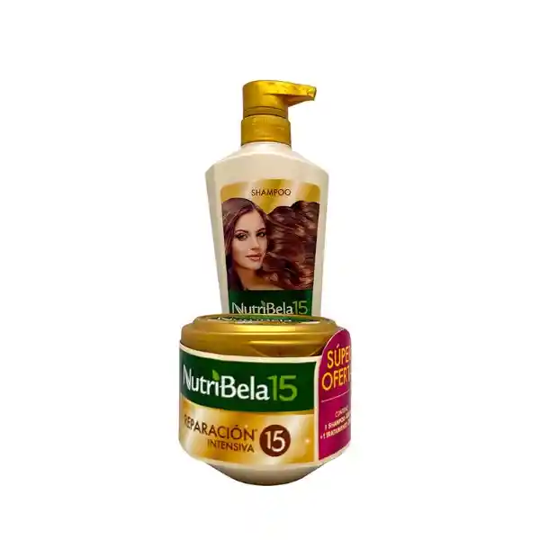 Nutribela Kit Shampoo + Tratamiento Reparación Intensiva