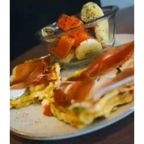 Waffle de Huevo Proteína
