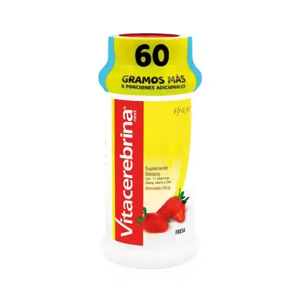 Vitacerebrina Suplemento Granulado Pead Rosado Fresa 310 g