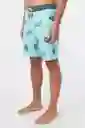 Pantaloneta Cruzer Rail Rail 19 Hombre Turquoise T. 34 Oneill