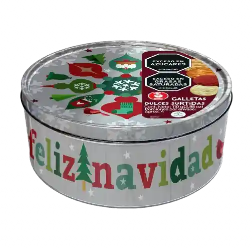 Galleta Noel Cofre Pequeño (110 Gr)