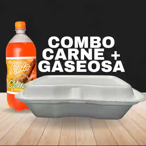 Combo Carne Pulpa 1/2+ Gaseosa 250 ml