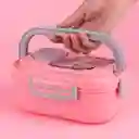 Contenedor Para Alimentos de Doble Capa Con Asas 1200 mL Miniso