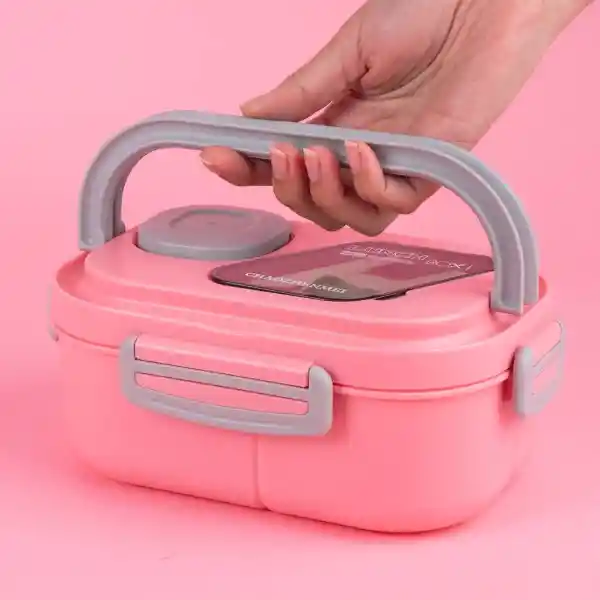 Contenedor Para Alimentos de Doble Capa Con Asas 1200 mL Miniso