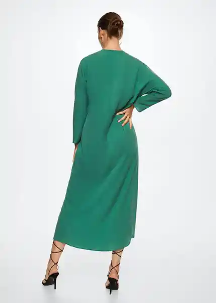 Vestido Esmerald-A Verde Talla M Mujer Mango