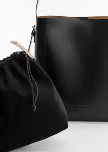 Bolso G Bambi Negro Mujer Mango
