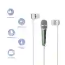 Audífonos Con Micrófono Serie Miniso Verde