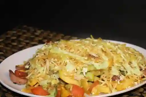 Salchipapa Costeña
