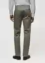 Pantalón Dublino Menta Talla 48 Hombre Mango