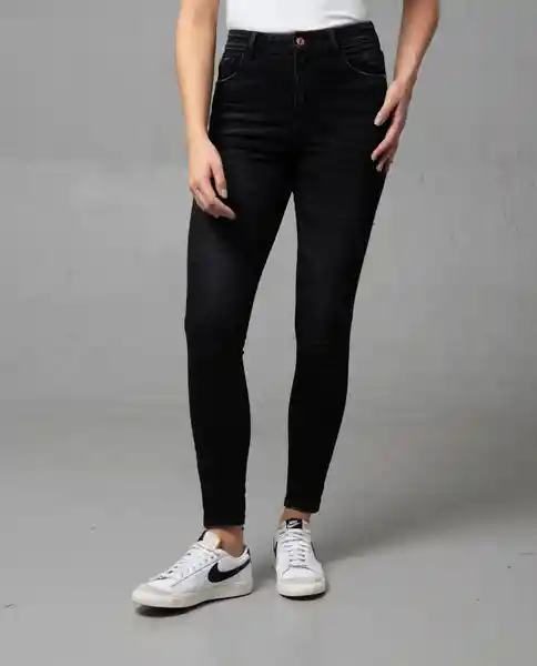 Jean Jegging Mujer Negro Sombrio Ultraoscuro T 14 40948 Rifle