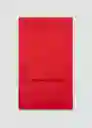 Fular Givy Rojo Talla 99 Mujer Mango