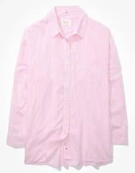 Camisa Mujer Rosa Talla: Small American Eagle