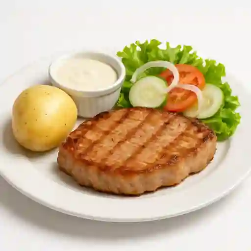 Lomo de Cerdo con Papa Cocida