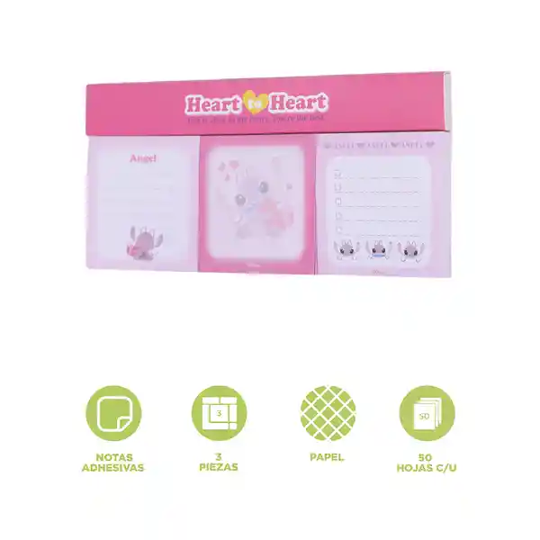 Nota Adhesivas Ángel Lilo & Stitch Disney Miniso