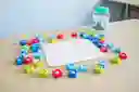 Juego Bloques Montessori Alfabeto Sensorial Niños Niñas