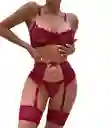 Talla M - Conjunto De Lencería Iris Vino