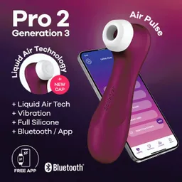 Satisfyer Pro 2 Generation 3 Con App Succionador De Clitoris Con Vibración Vinotinto