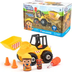 Juguete De Construir Camión Bulldozer Stem Niños Niñas