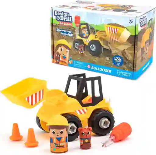 Juguete De Construir Camión Bulldozer Stem Niños Niñas