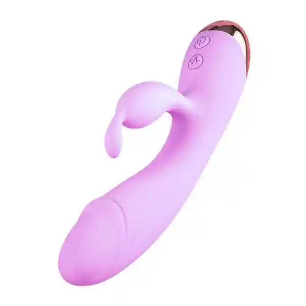 Vibrador Doble Estimulación Térmico Yeain Lila Recargable