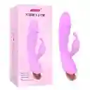 Vibrador Doble Estimulación Térmico Yeain Lila Recargable