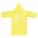 Carpa Capa Niños Impermeable Lluvia Eva Capota Cordones Amarillo