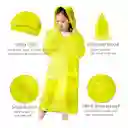 Carpa Capa Niños Impermeable Lluvia Eva Capota Cordones Amarillo