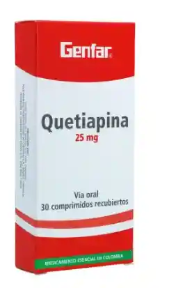 Quetiapina 25 Mg Tabletas Gf