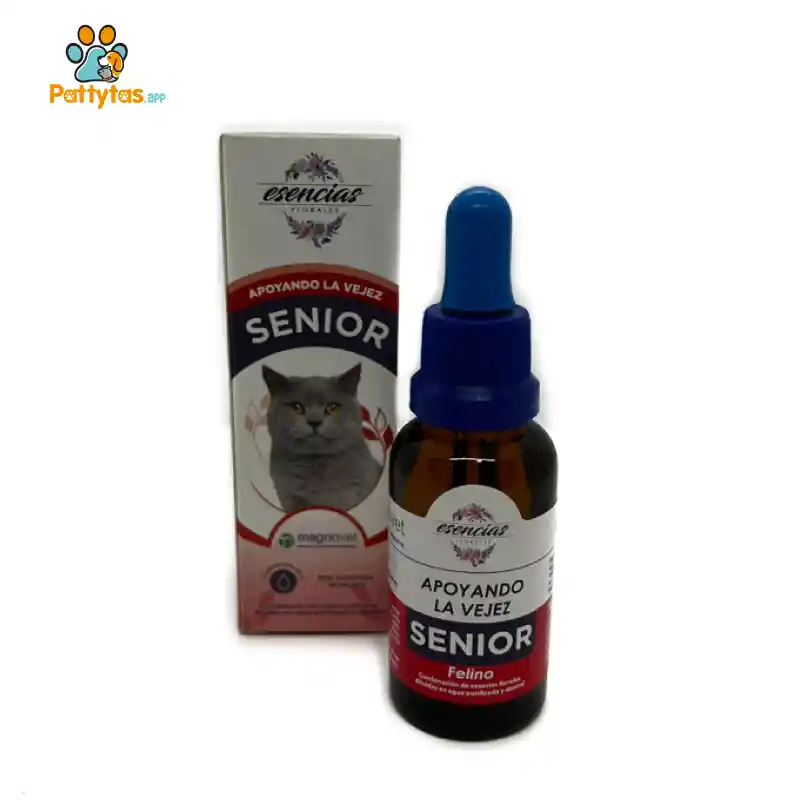 Esencias Florales En Gotas Para Gatos Senior