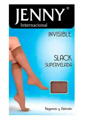 Media Super Velada Jenny Slack Hasta La Rodilla Talla Unica Color Brown