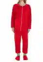 Pijama Mujer Térmica Polar Rojo Talla Xxl