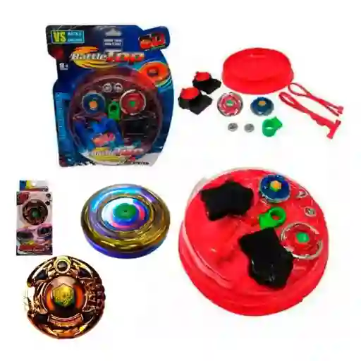 Estadio Batalla Beyblade Generico +dos + 1 Con Luz Beyblade