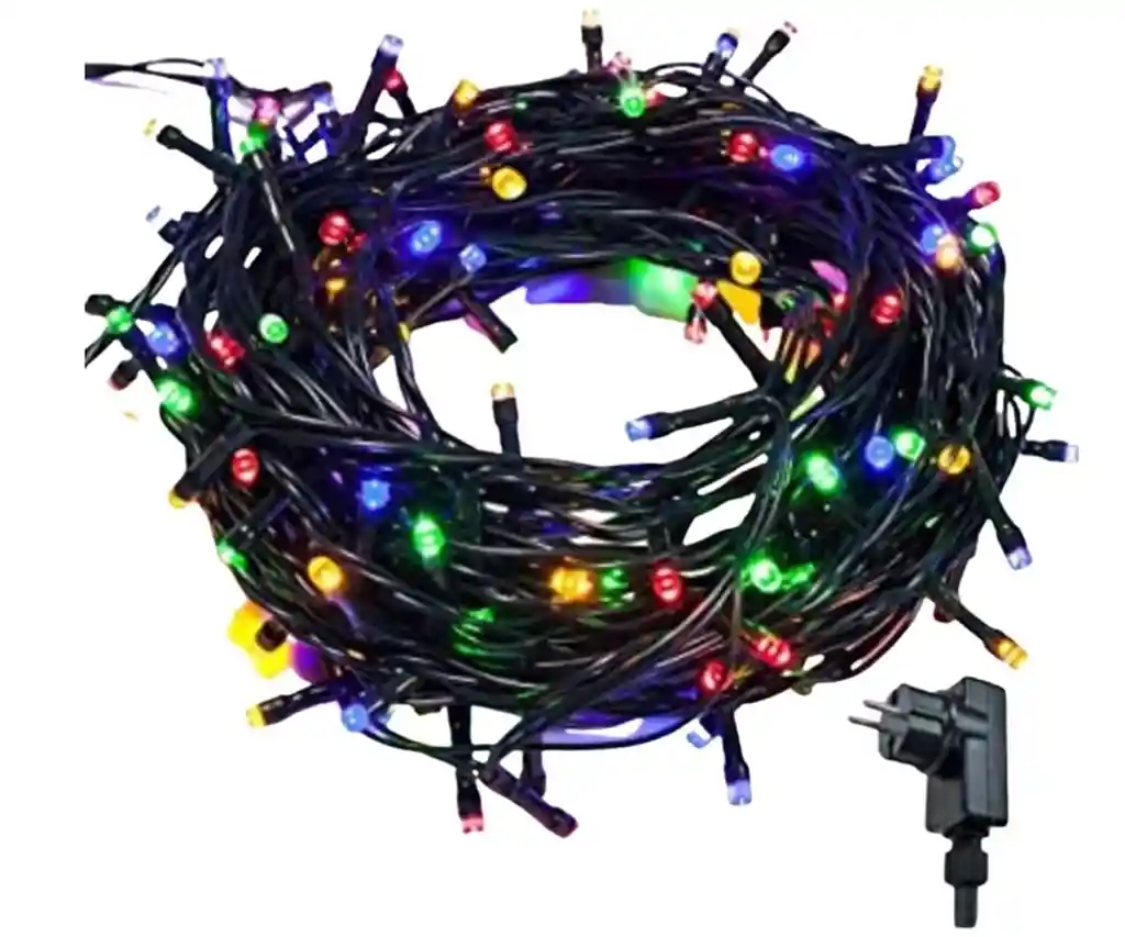 Navidad Extension 56 Luces X 3 Unid Multicolor 4 Mts