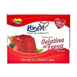 Gelatina Fresa 10g