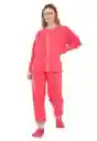 Pijama Mujer Térmica Polar Fucsia Talla S