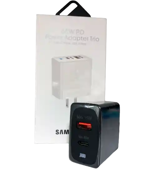 65w Pd Power Adapter Samsung Dos Puertos