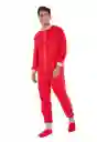 Pijama Hombre Térmica Polar Rojo Talla Xxl